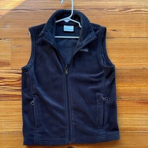 Columbia Dark Blue Boys Fleece Vest Size XS (6/7)